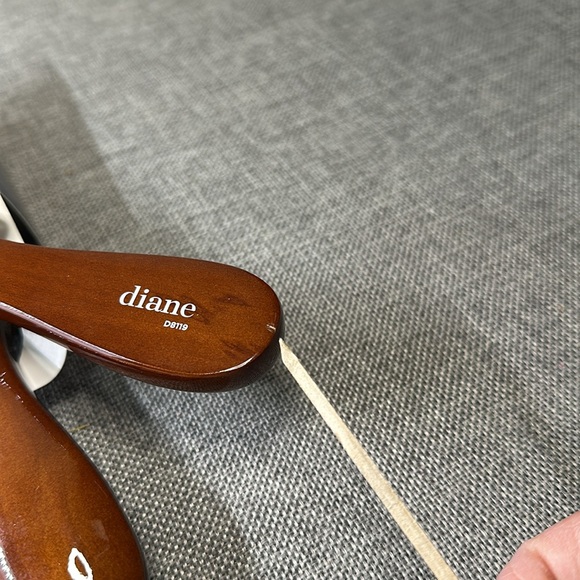 diane Premium 100% Medium Firm Boar Bristle Wave Brush Set of 2 NEW - Picture 3 of 4